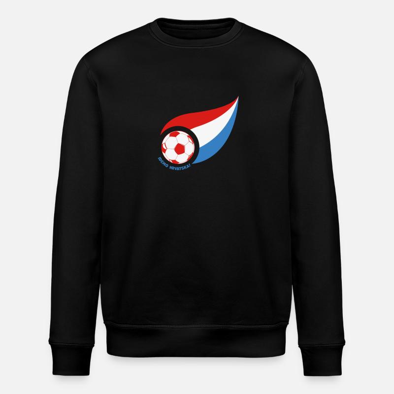 Partons pour la Croatie - Sweat bio ROLLER Stanley/Stella Unisexe - noir