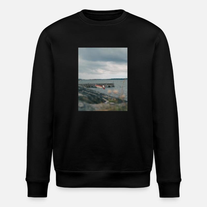 ocean - Stanley/Stella ROLLER Unisex Organic Sweatshirt - black