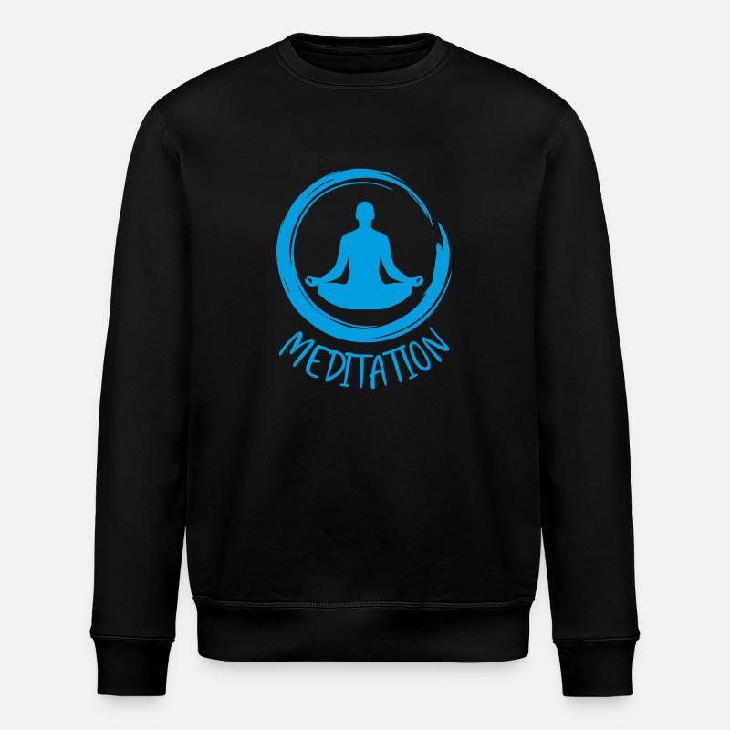 Méditation / Zen / Relax - Sweat bio ROLLER Stanley/Stella Unisexe - noir