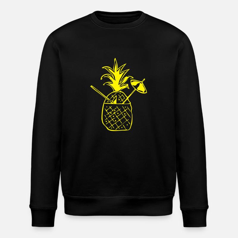 Pineapple - Stanley/Stella Unisex Bio-Sweatshirt ROLLER - Schwarz