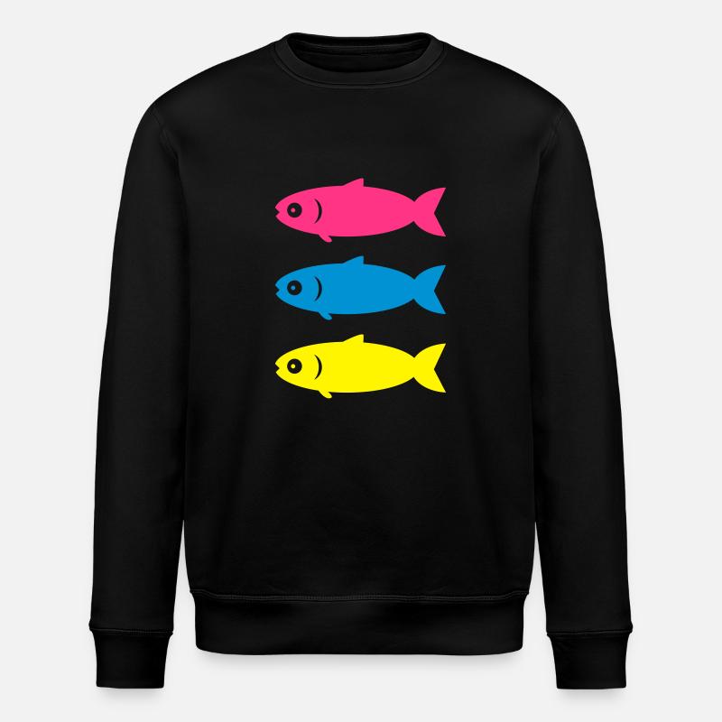 sprotten - Stanley/Stella Unisex Bio-Sweatshirt ROLLER - Schwarz