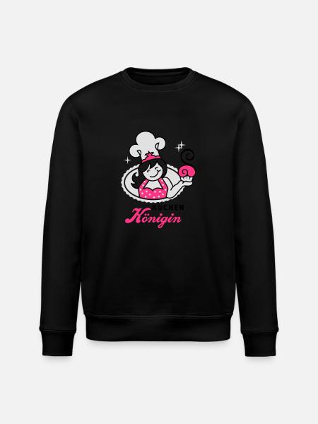 Queen kitchens - kitchen queen 3C - Stanley/Stella ROLLER Unisex Organic Sweatshirt - black