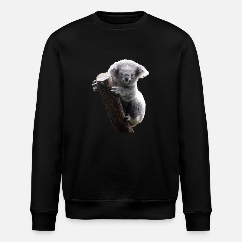 Koala - Stanley/Stella Unisex Bio-Sweatshirt ROLLER - Schwarz