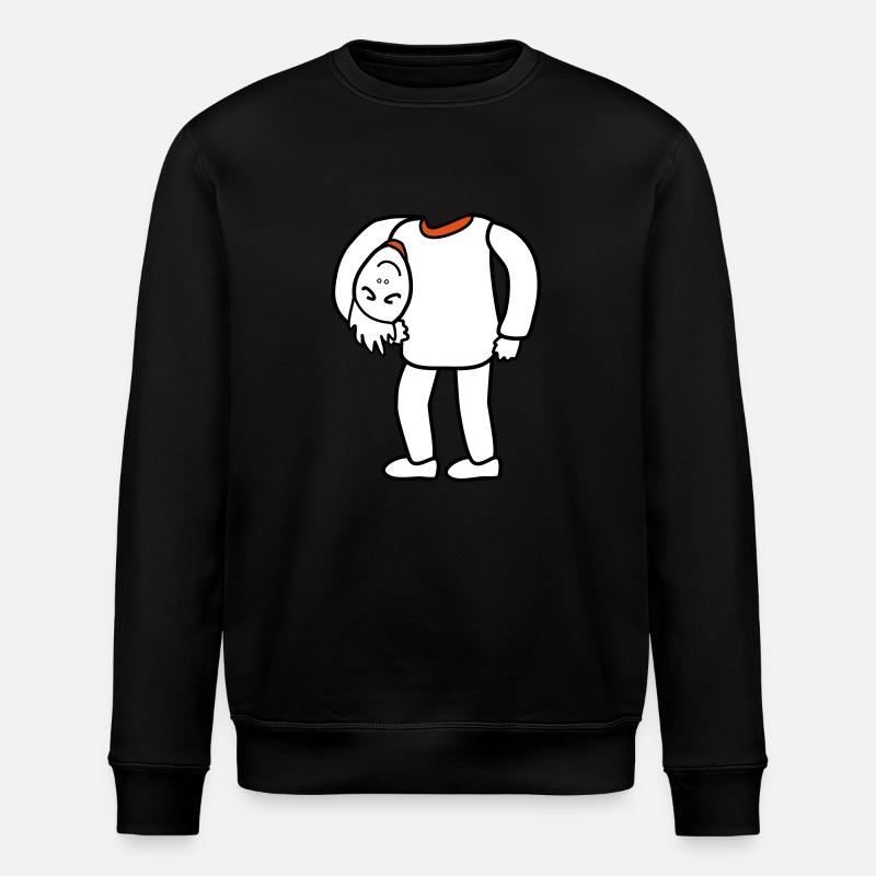 Kopf unterm Arm - Stanley/Stella Unisex Bio-Sweatshirt ROLLER - Schwarz