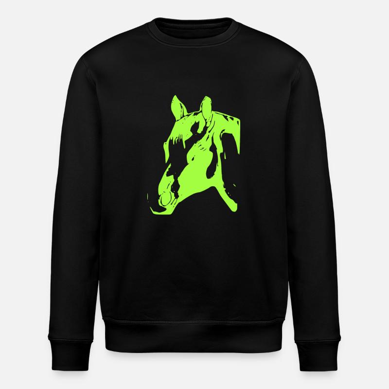 Cheval - Sweat bio ROLLER Stanley/Stella Unisexe - noir