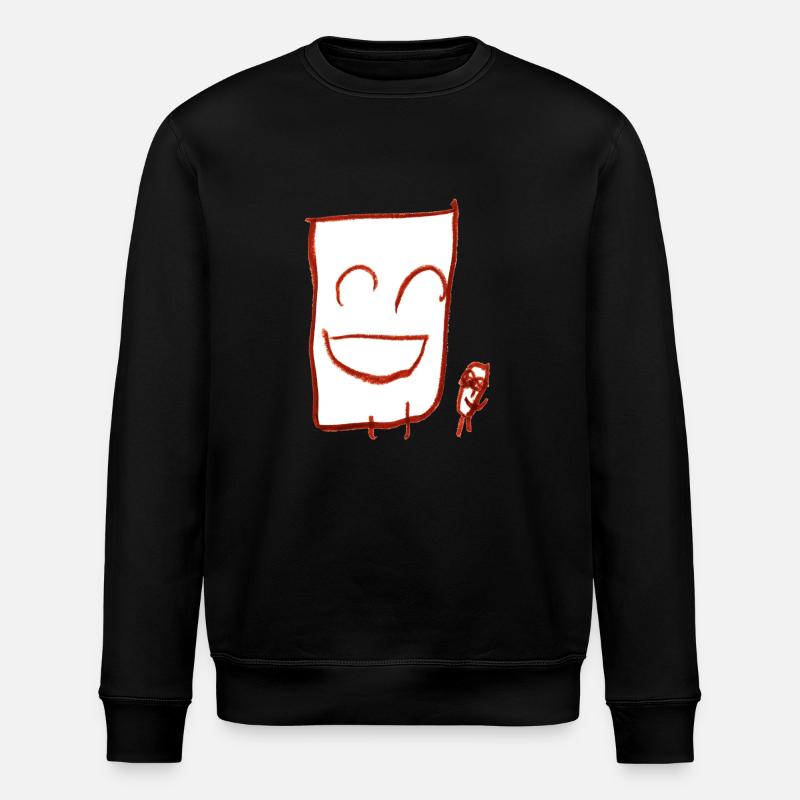 Happy fellas (blanc) - Sweat bio ROLLER Stanley/Stella Unisexe - noir