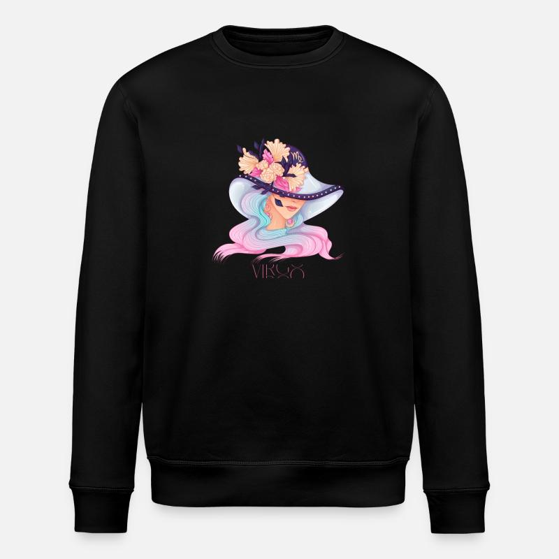 Vierge - Sweat bio ROLLER Stanley/Stella Unisexe - noir