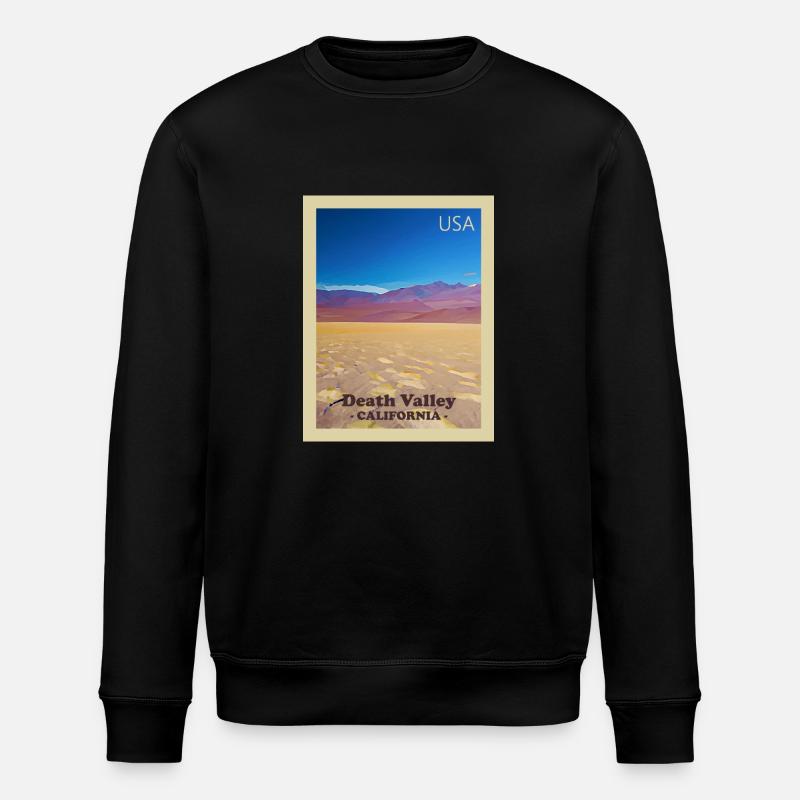 Death Valley Nationalpark - Stanley/Stella Unisex Bio-Sweatshirt ROLLER - Schwarz