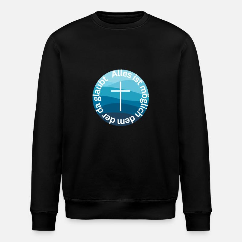 Alles ist möglich 2 - Stanley/Stella Unisex Bio-Sweatshirt ROLLER - Schwarz