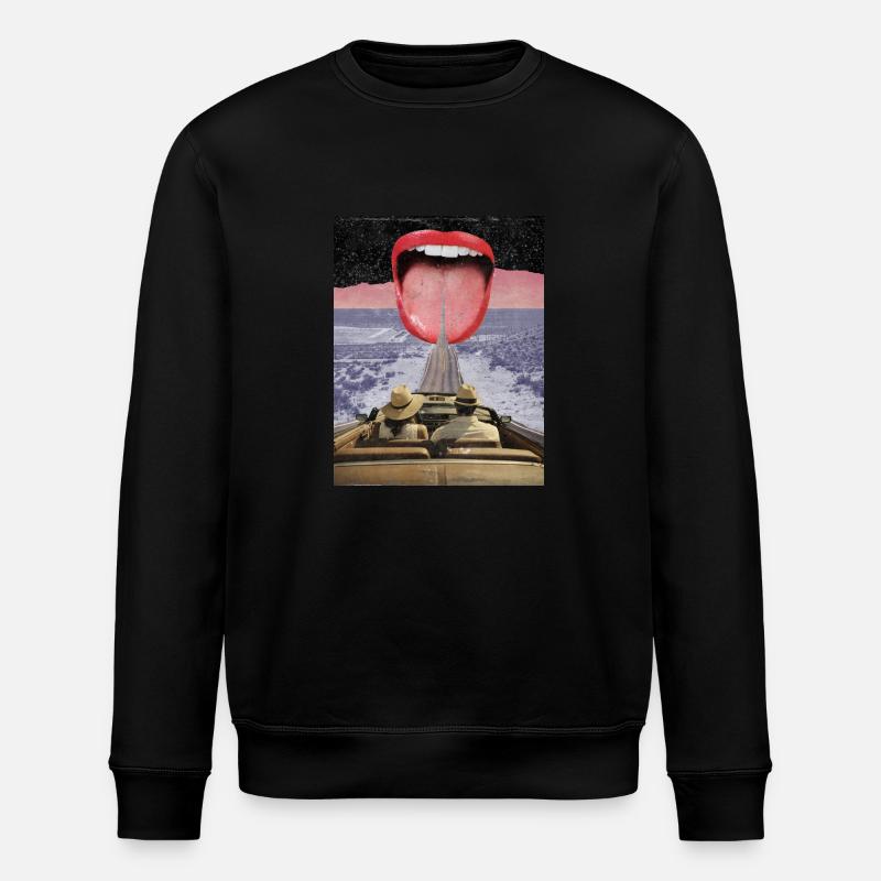 Affiche Pop Art - Sweat bio ROLLER Stanley/Stella Unisexe - noir
