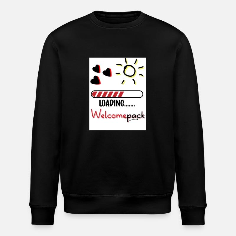 Willkommenspaket. Willkommenspaket. - Stanley/Stella Unisex Bio-Sweatshirt ROLLER - Schwarz