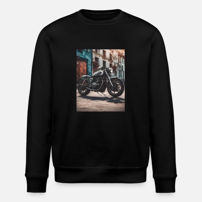 Motorcycle - Stanley/Stella ROLLER Unisex Organic Sweatshirt - black