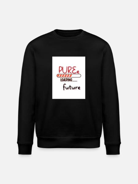 Pure future. Pure pleasure. - Stanley/Stella ROLLER Unisex Organic Sweatshirt - black