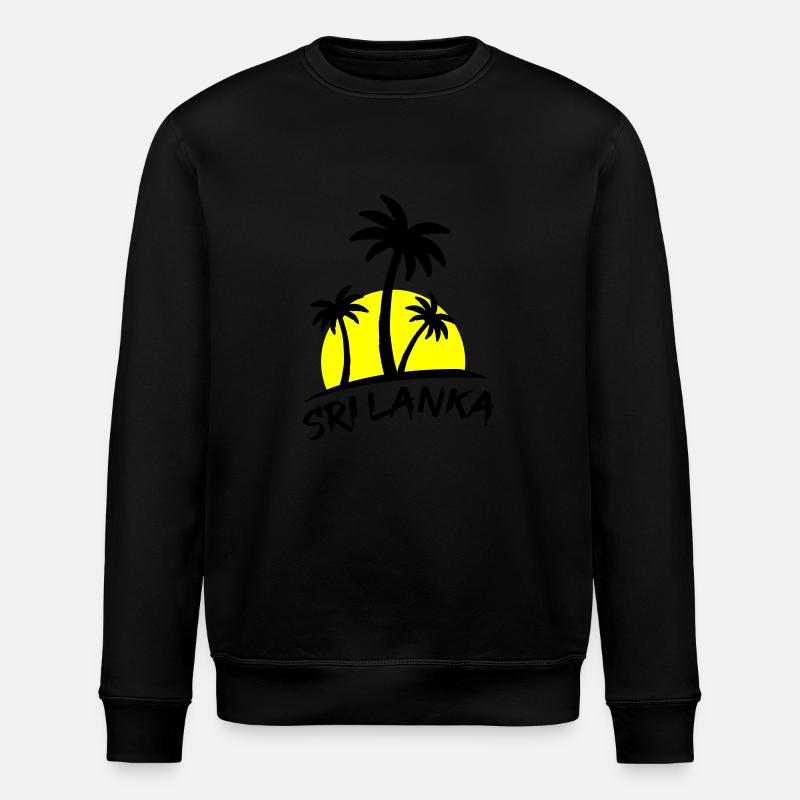 sri lanka - Stanley/Stella Unisex Bio-Sweatshirt ROLLER - Schwarz
