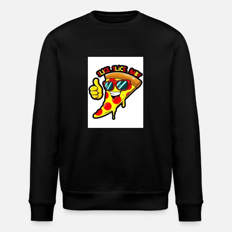 Slice Slice Baby - Stanley/Stella Unisex Bio-Sweatshirt ROLLER - Schwarz