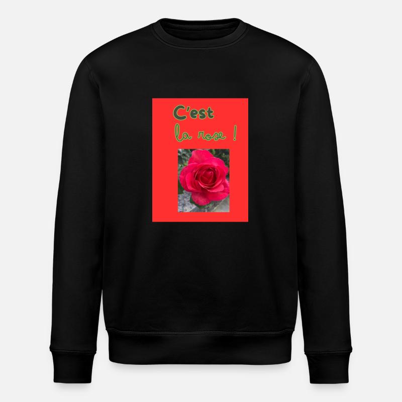 C'est la rose! - Sweat bio ROLLER Stanley/Stella Unisexe - noir