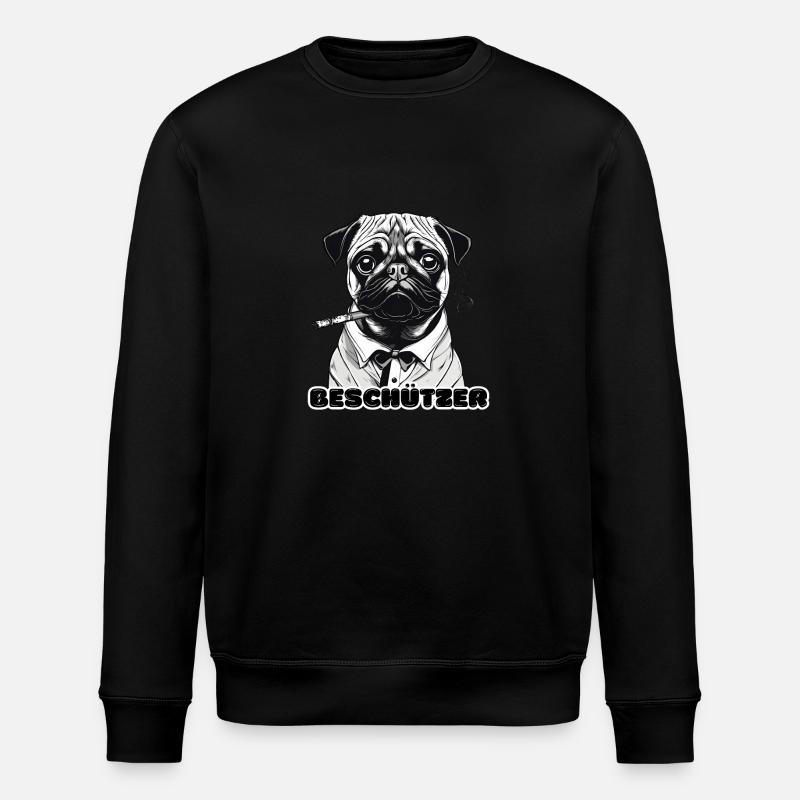 Beschützer - Stanley/Stella Unisex Bio-Sweatshirt ROLLER - Schwarz