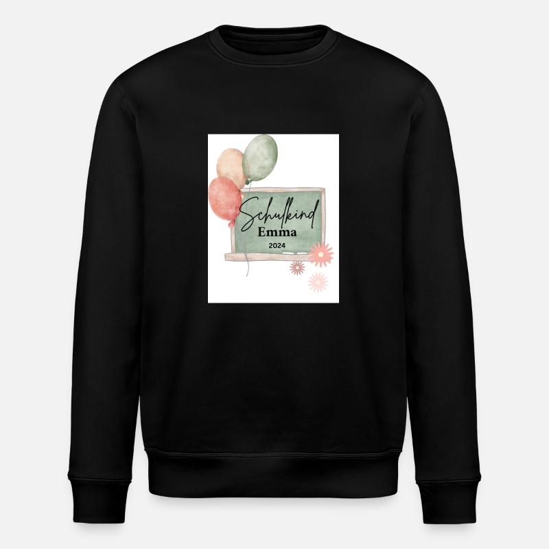 Schulkind 2024 - Stanley/Stella Unisex Bio-Sweatshirt ROLLER - Schwarz