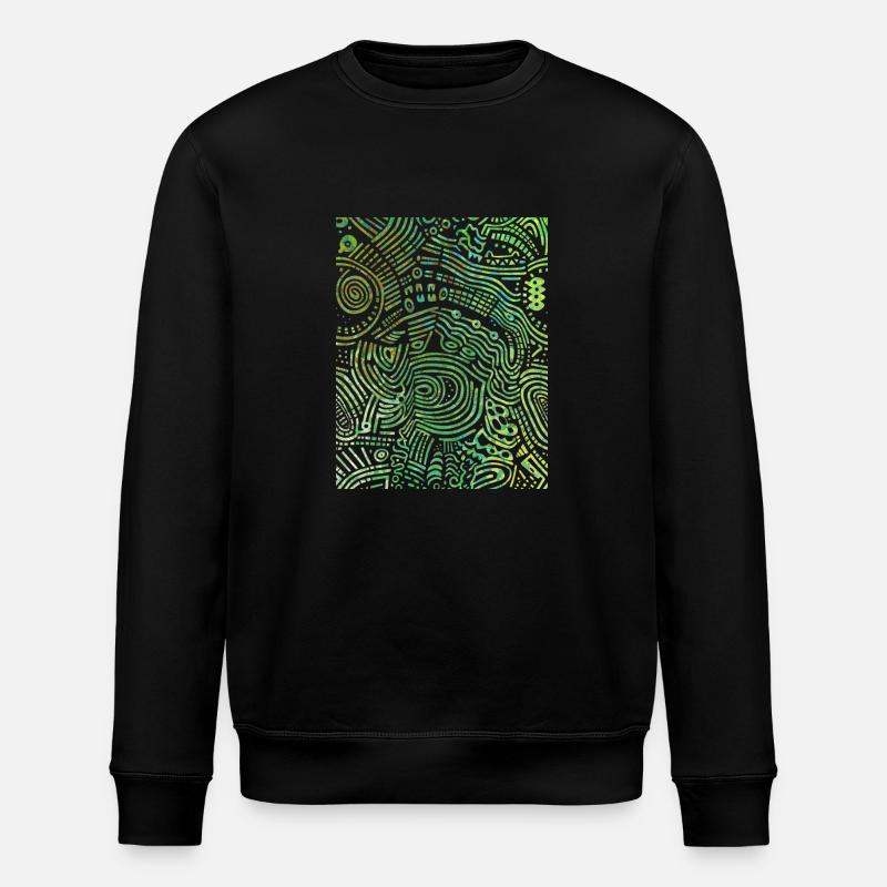 Graphisme urbain - Sweat bio ROLLER Stanley/Stella Unisexe - noir
