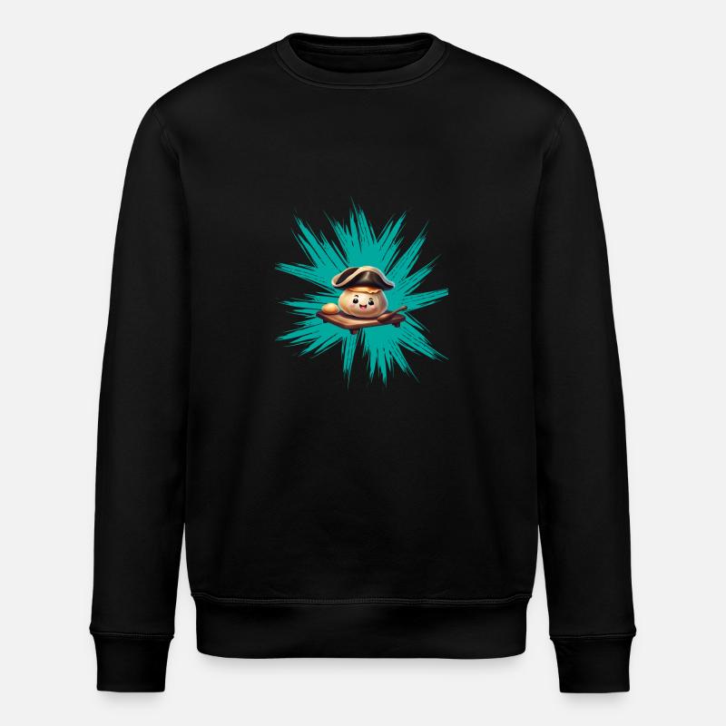 Boulette de levure sur graffiti - Sweat bio ROLLER Stanley/Stella Unisexe - noir