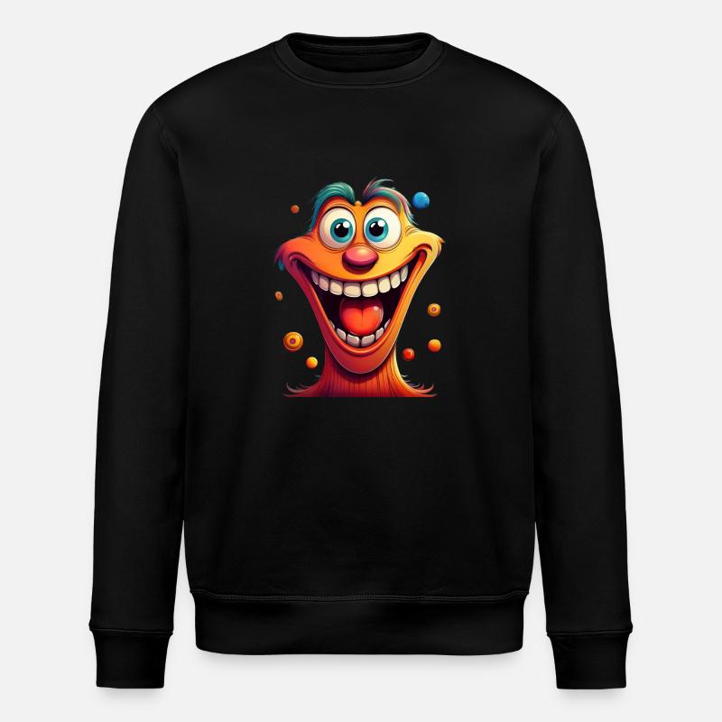 Dessin animé drôle - Sweat bio ROLLER Stanley/Stella Unisexe - noir