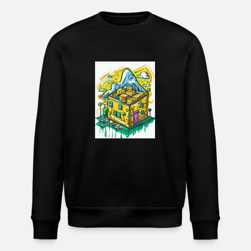 Es rappelt im Karton - Stanley/Stella Unisex Bio-Sweatshirt ROLLER - Schwarz