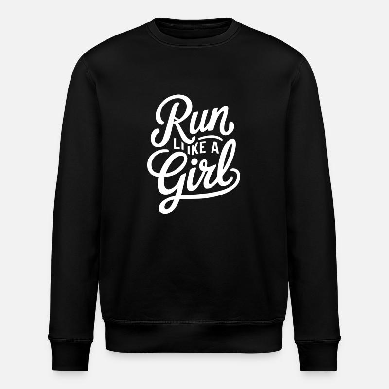 Courez comme une fille - Sweat bio ROLLER Stanley/Stella Unisexe - noir