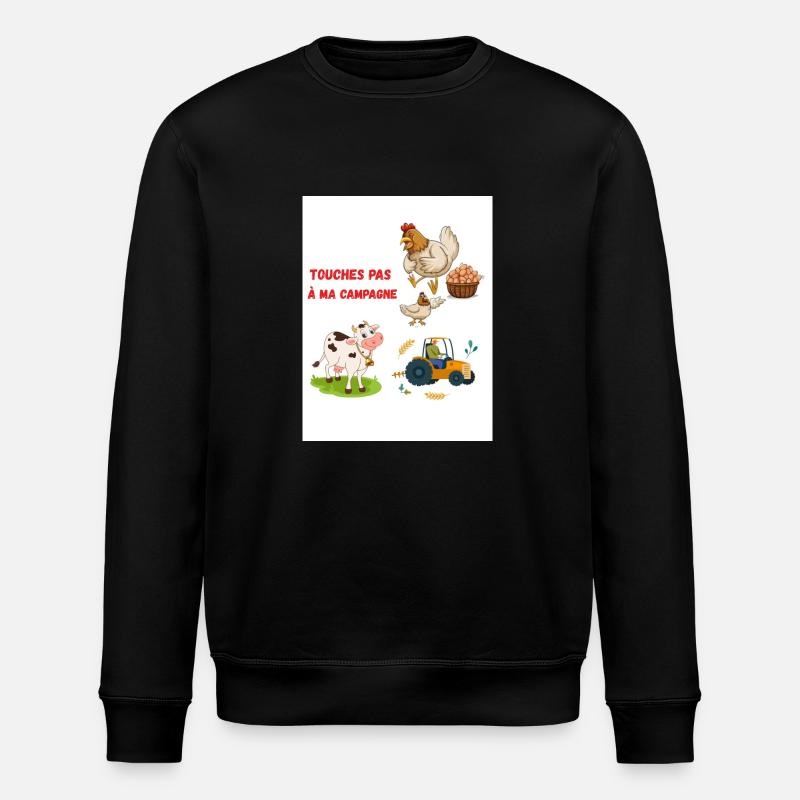 Don't touch my campaign - Stanley/Stella ROLLER Unisex Organic Sweatshirt - black