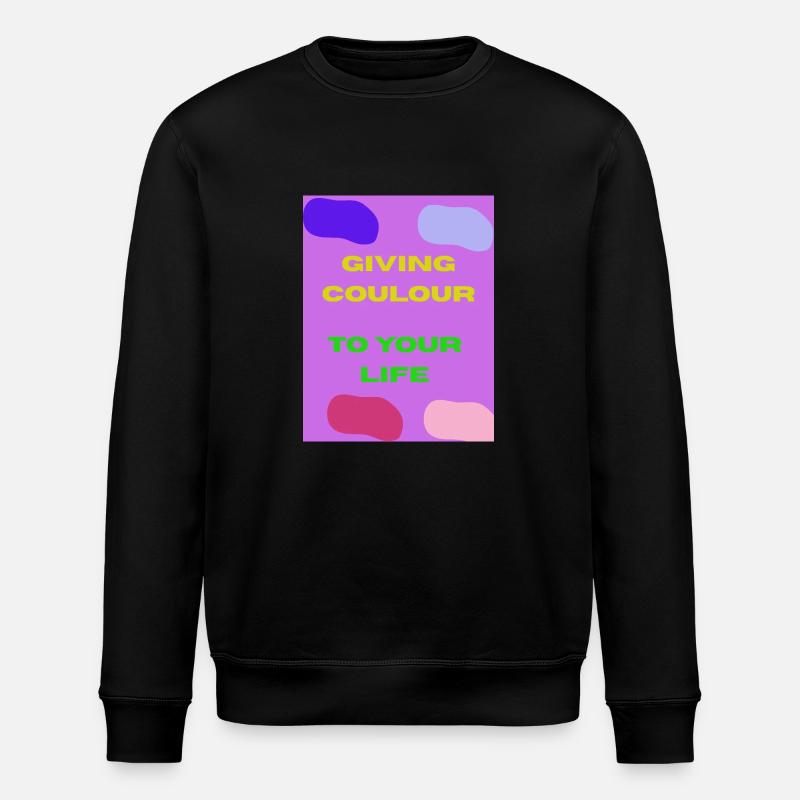 giving colour to your life - Sweat bio ROLLER Stanley/Stella Unisexe - noir
