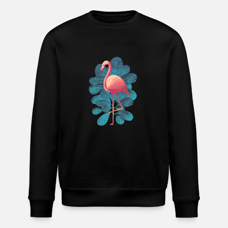 Flamingo - Stanley/Stella Unisex Bio-Sweatshirt ROLLER - Schwarz