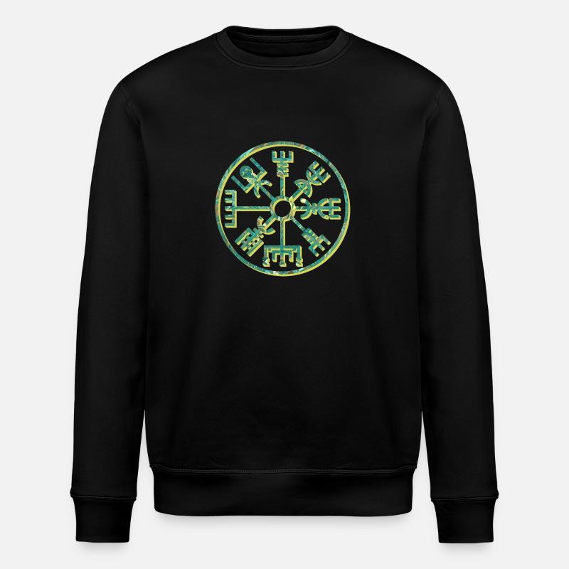vegvisir e 71 - Stanley/Stella ROLLER Unisex Organic Sweatshirt - black