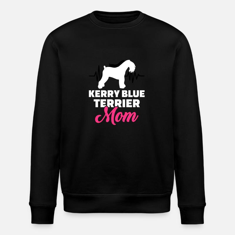 Kerry Blue Terrier - Stanley/Stella Unisex Bio-Sweatshirt ROLLER - Schwarz