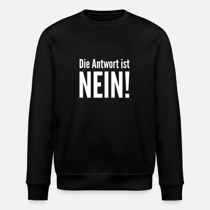 Answer No. - Stanley/Stella ROLLER Unisex Organic Sweatshirt - black