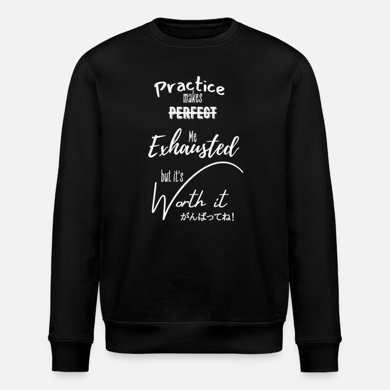 C’est en forgeant qu’on devient forgeron - Sweat bio ROLLER Stanley/Stella Unisexe - noir