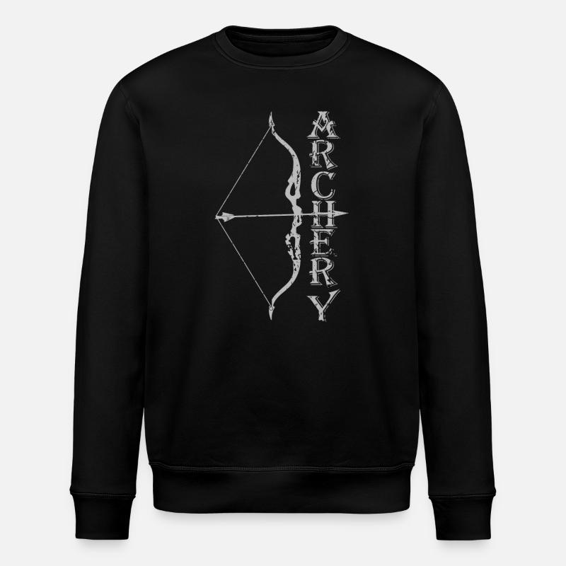 Archery, Archery, Archery - Stanley/Stella ROLLER Unisex Organic Sweatshirt - black