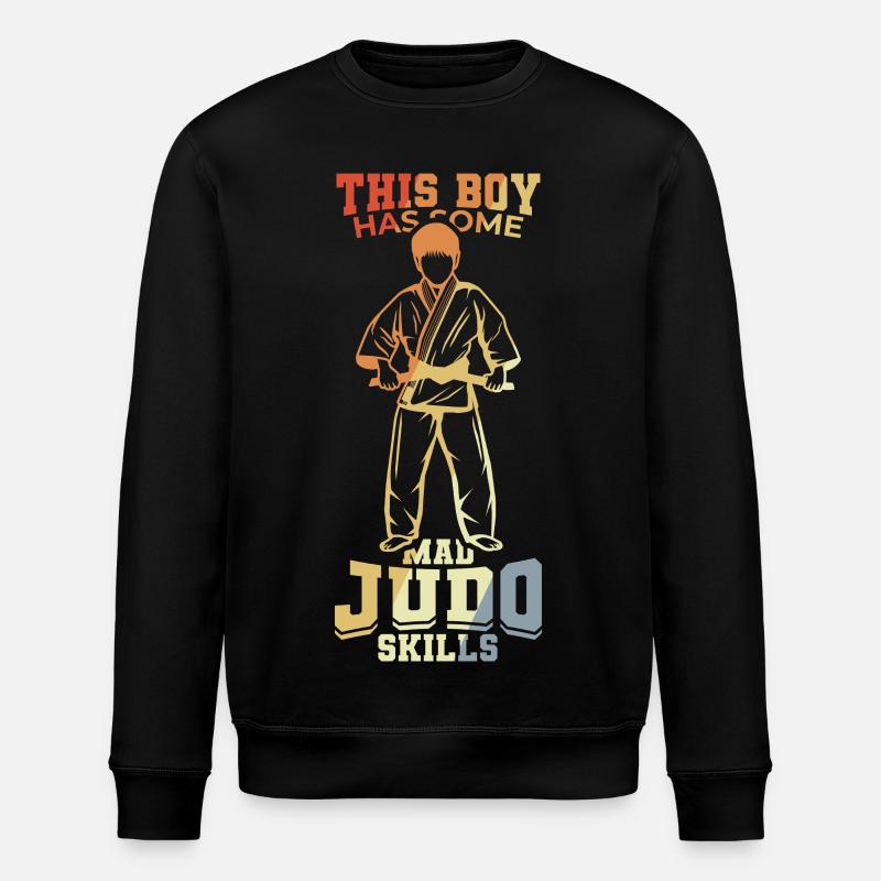 Enfant de judo - Sweat bio ROLLER Stanley/Stella Unisexe - noir