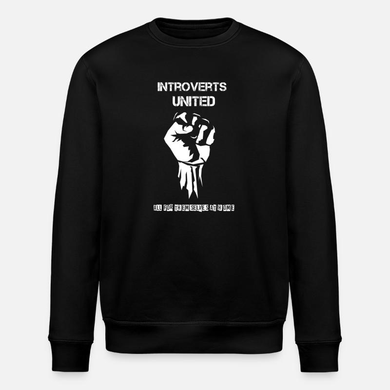 Introvertis unis - Sweat bio ROLLER Stanley/Stella Unisexe - noir