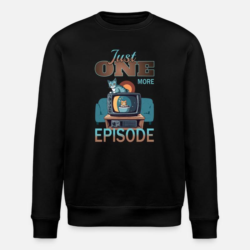 Chat dans les airs - Sweat bio ROLLER Stanley/Stella Unisexe - noir