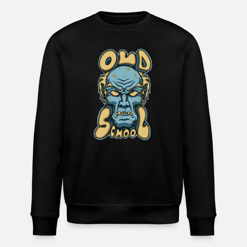 Vieille école - Sweat bio ROLLER Stanley/Stella Unisexe - noir