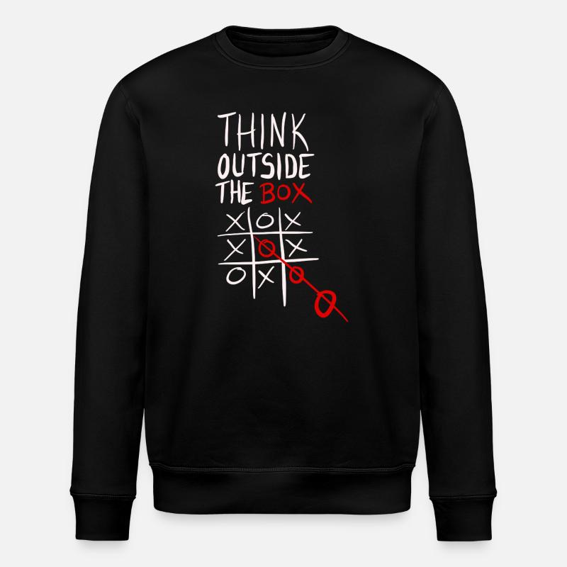 Kreisrundes Taktikspiel - Stanley/Stella Unisex Bio-Sweatshirt ROLLER - Schwarz