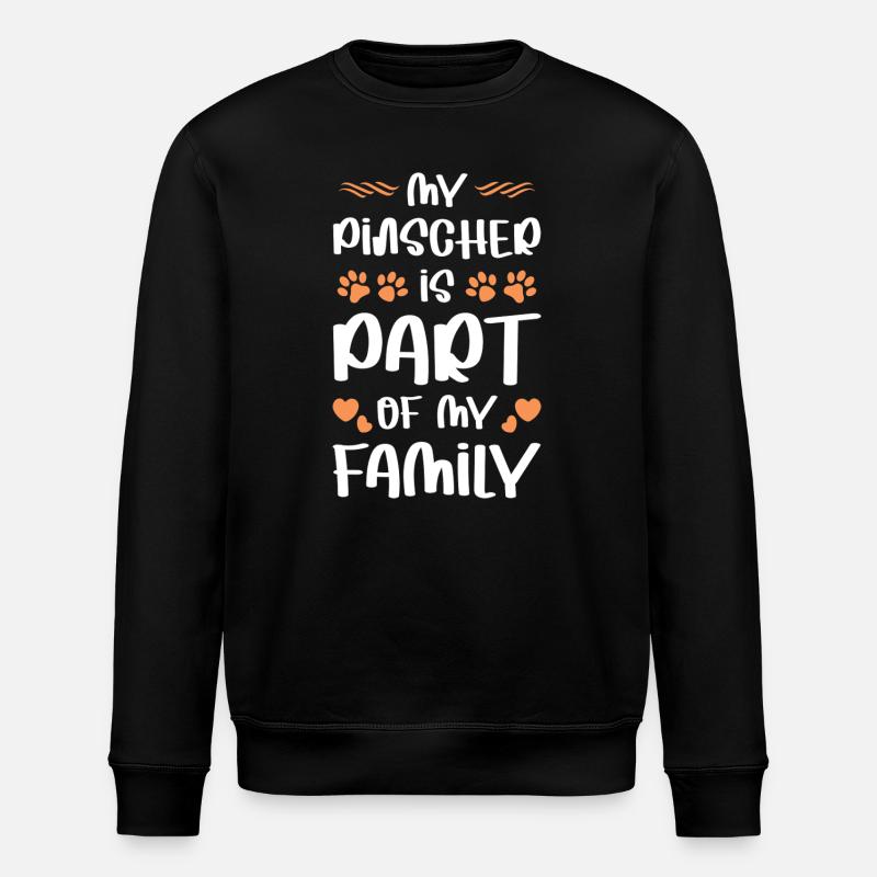 PINSCHER - Stanley/Stella Unisex Bio-Sweatshirt ROLLER - Schwarz