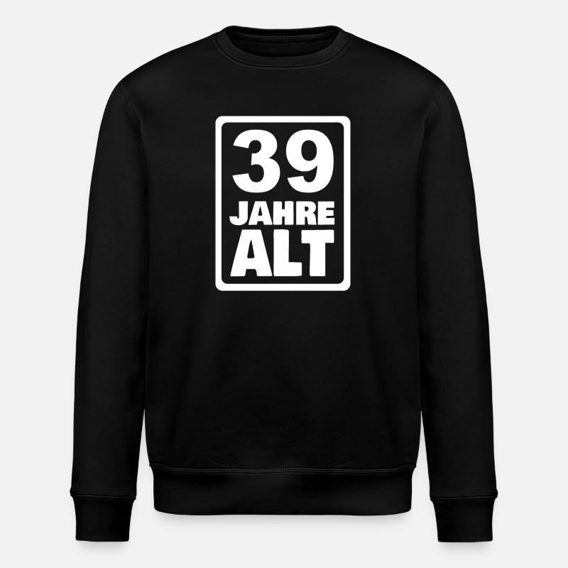 Année 39 - Sweat bio ROLLER Stanley/Stella Unisexe - noir