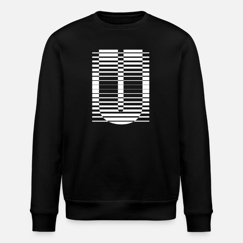 INITIAL U - Stanley/Stella ROLLER Unisex Organic Sweatshirt - black