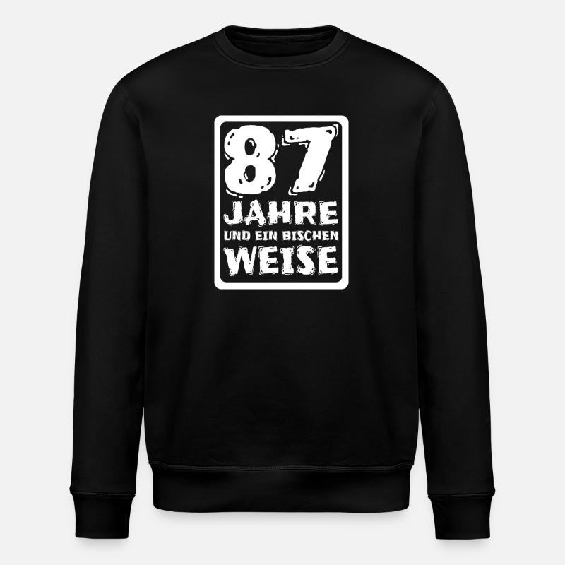 87 - Stanley/Stella ROLLER Unisex Organic Sweatshirt - black
