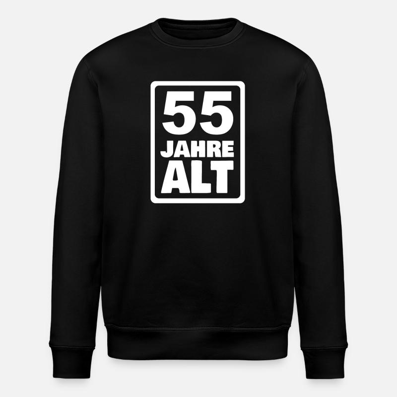 55 - Stanley/Stella Unisex Bio-Sweatshirt ROLLER - Schwarz