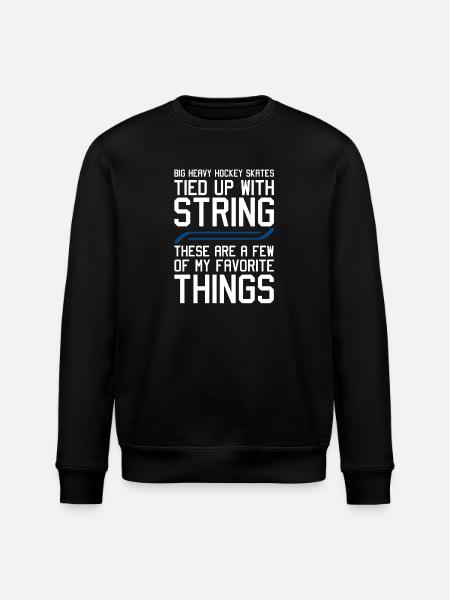 Hockey Skates Favorite Things - Stanley/Stella ROLLER Unisex Organic Sweatshirt - black