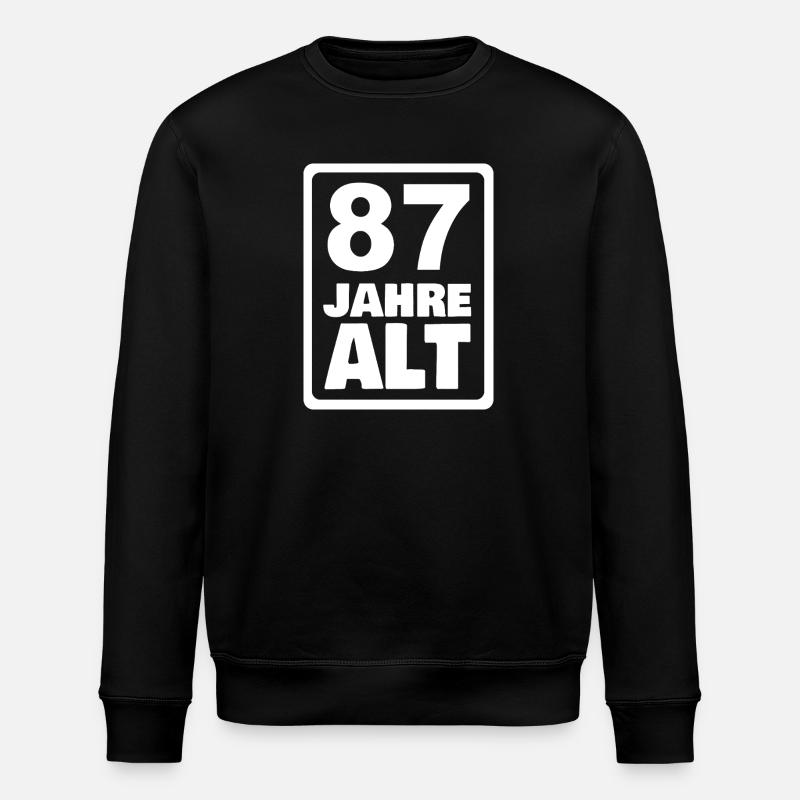 Année 87 - Sweat bio ROLLER Stanley/Stella Unisexe - noir