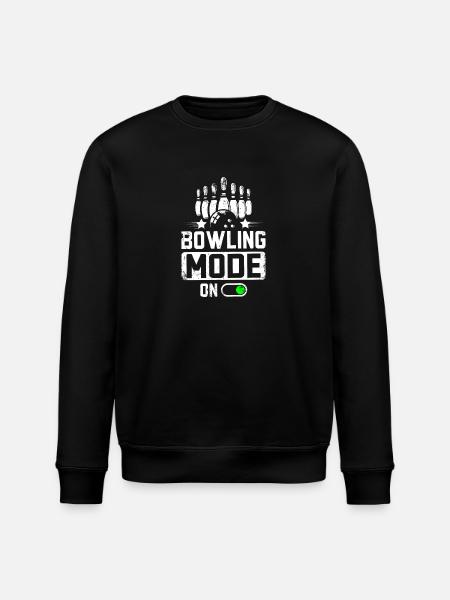 Bowling mode on - Stanley/Stella Unisex Bio-Sweatshirt ROLLER - Schwarz