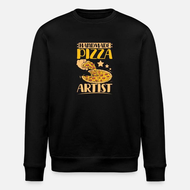 Handmade pizza making artist - Stanley/Stella Unisex Bio-Sweatshirt ROLLER - Schwarz