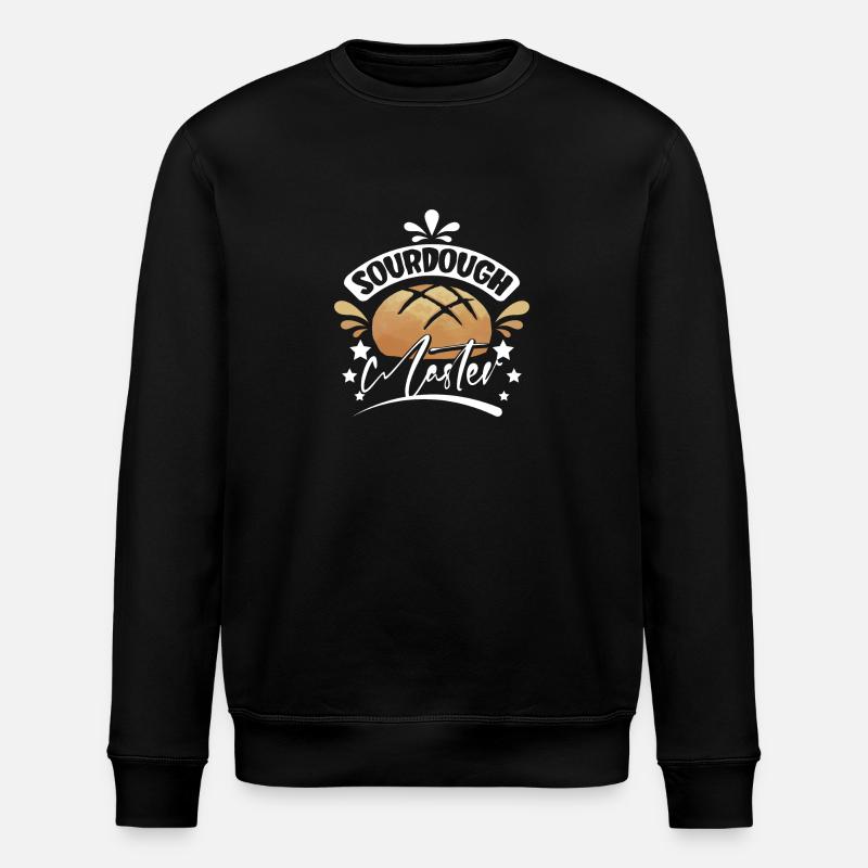 Baking bread sourdough master - Stanley/Stella Unisex Bio-Sweatshirt ROLLER - Schwarz